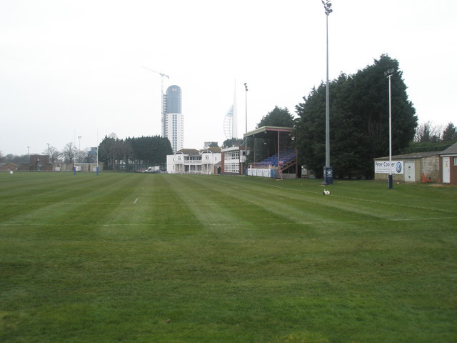 File:Main stand at US Portsmouth Sports Ground. - geograph.org.uk - 698709.jpg