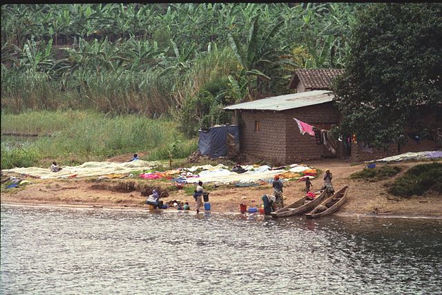 File:Lake Kivu shoreline at Gisenyi.jpg
