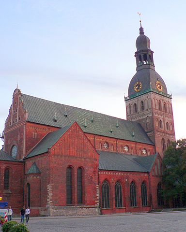File:Latvia Riga Cathedral evening.jpg