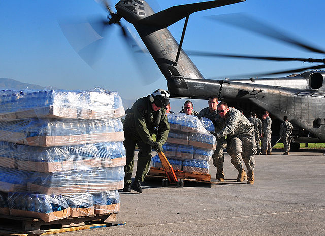 File:2010 Haiti earthquake relief efforts by the US Army.jpg