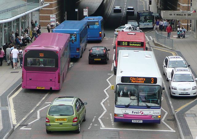 File:Southampton Portland Terrace bus stops new.JPG