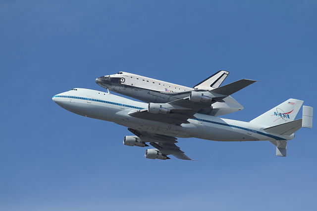 File:Space Shuttle Endeavour over Moffet Field.jpg