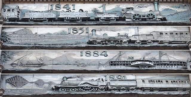 File:Thomas Cook Building, Leicester, panels.jpg