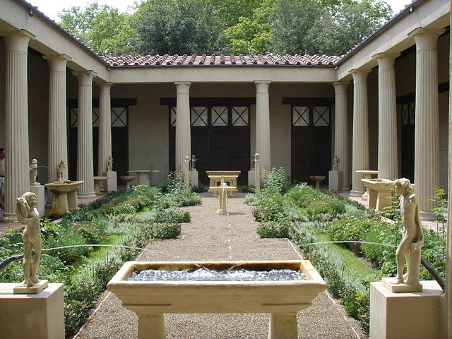 File:Ricostruzione del giardino della casa dei vetii di pompei (mostra al giardino di boboli, 2007) 01.JPG