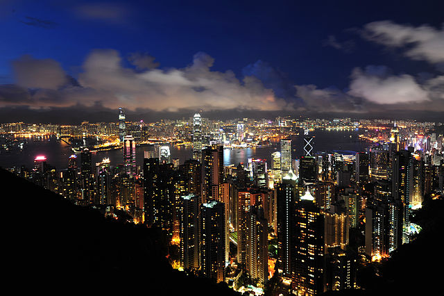 File:1 hong kong panorama 2011 dusk victoria peak.jpg