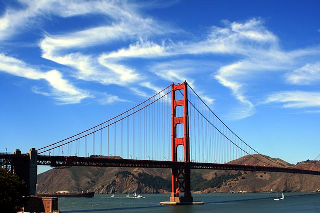 File:Cirrus Clouds over Golden Gate Bridge.JPG