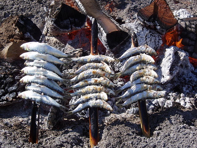File:Sardines 03 beach Torre del Mar.JPG